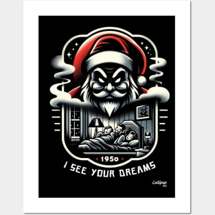 Midnight Beholder's Naughty Santa List - A Xmas December Claus Posters and Art